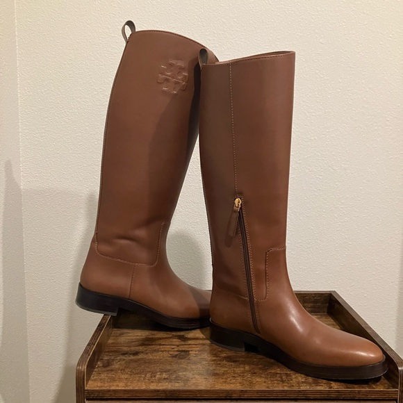 Tory Burch Riding Boots (Brown) - Picture 4 of 8